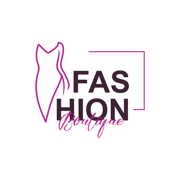 Diseño de marca de plantilla de logotipo de negocio de boutique de moda