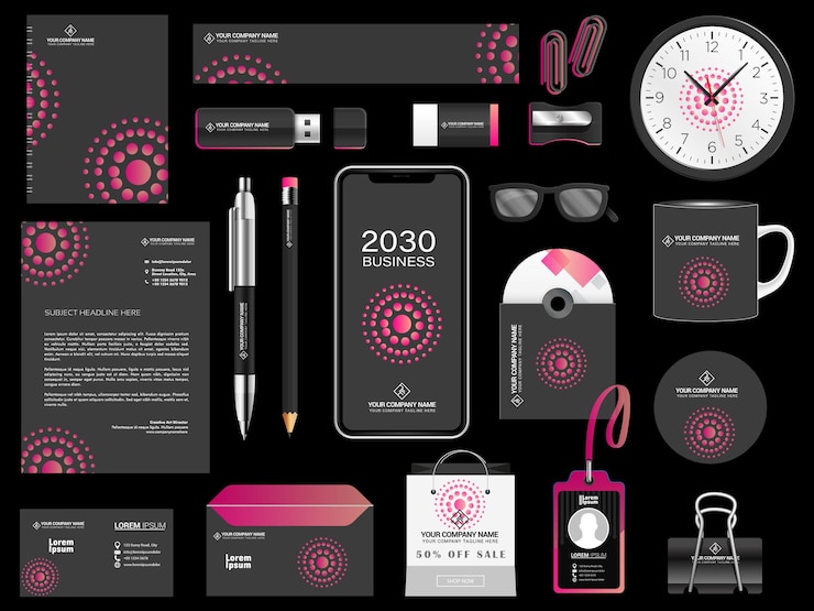 Vector diseño de marcas y identidades de lujo