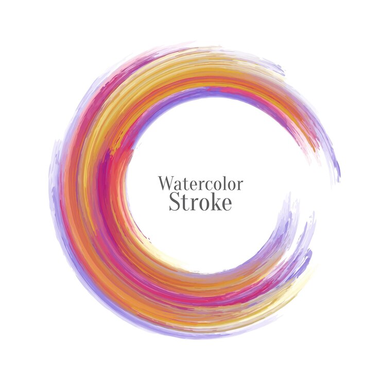 Vector diseño de marco decorativo abstracto grunge circular