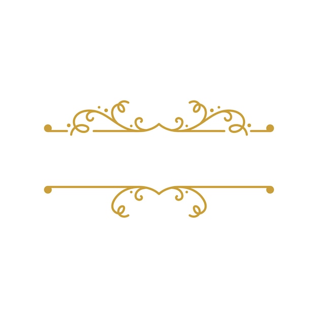 Vector diseño de marco de lujo para adornos de bodas
