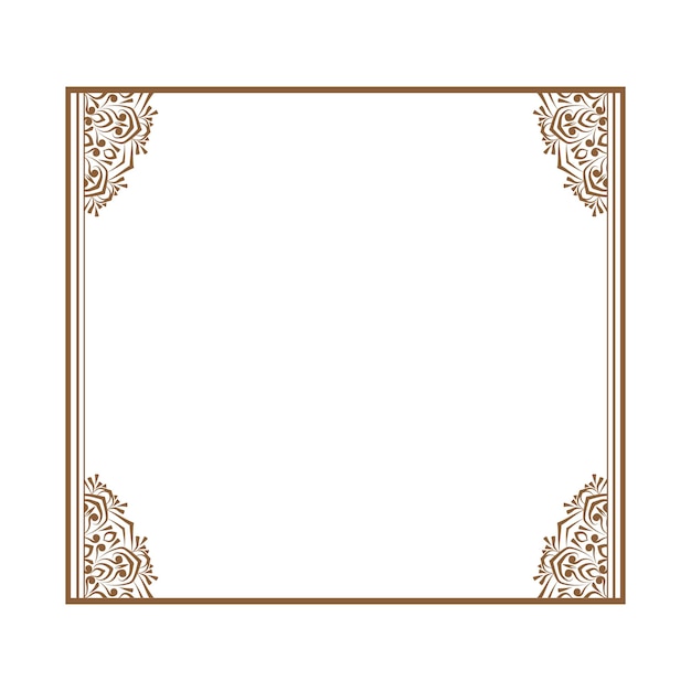 Diseño del marco ornamentado