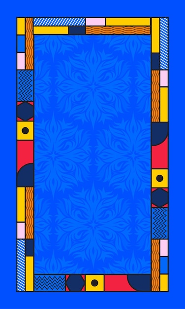 Diseño Marco Vector Plano nostálgico de los años 90 pancartas horizontales creativas