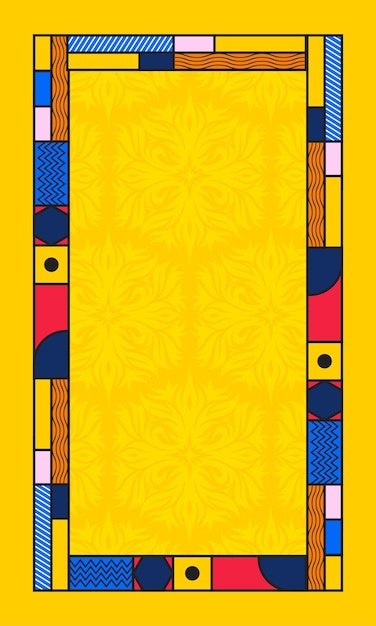 Diseño Marco Vector Plano nostálgico de los años 90 pancartas horizontales creativas