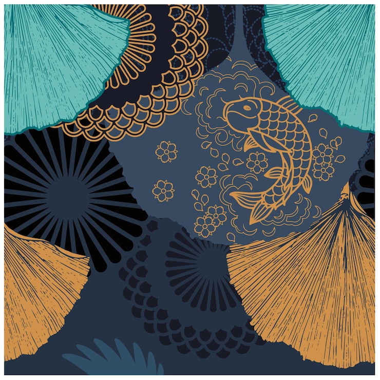 Vector diseño de mariposas textiles y digitales sin costuras