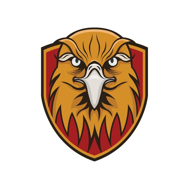 Diseño de la mascota del logotipo de eagle