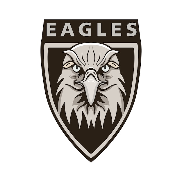 Diseño de la mascota del logotipo de eagle