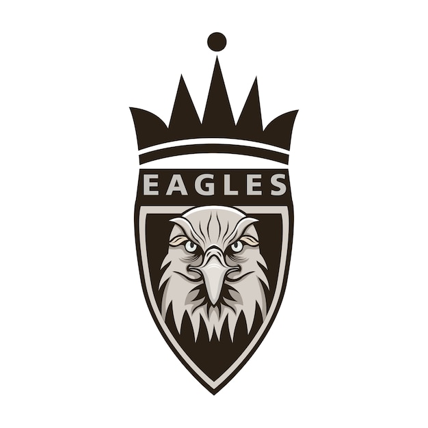 Diseño de la mascota del logotipo de eagle