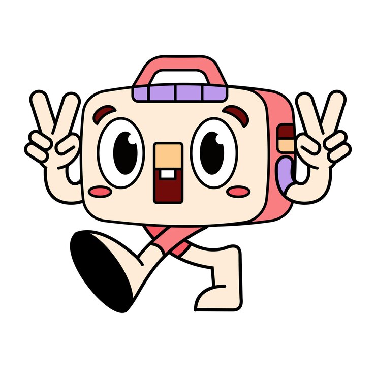 Vector diseño de mascota de radio