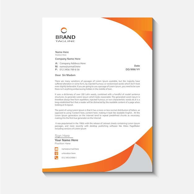 diseño de membrete