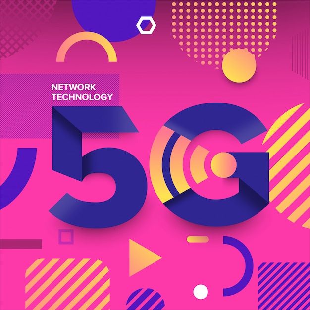 Diseño de memphis de tecnología de red 5g