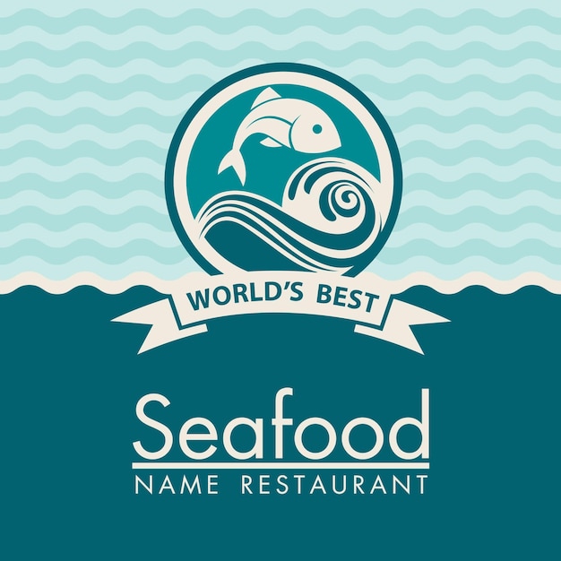 diseño de menú de mariscos