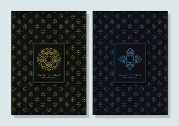 Diseño de menú premium de lujo
