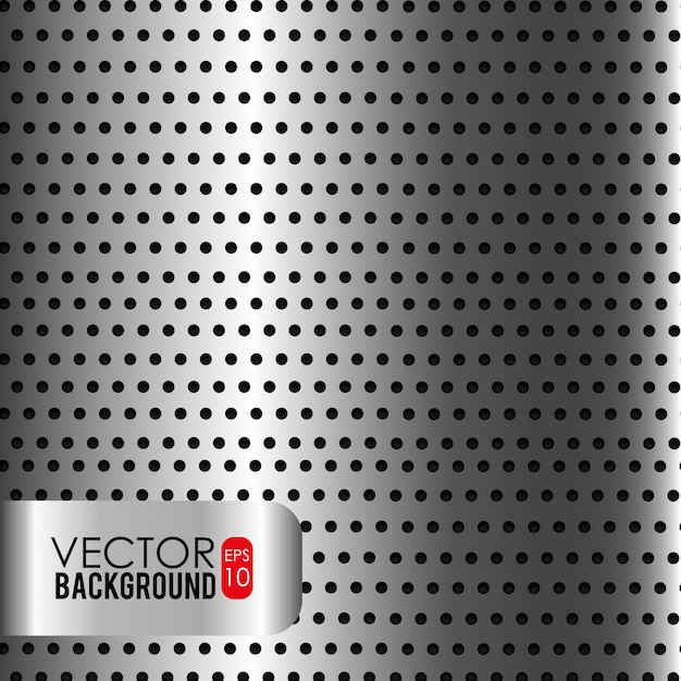 Vector diseño de metal