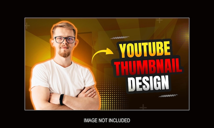 Vector diseño de miniaturas de video de youtube para su negocio