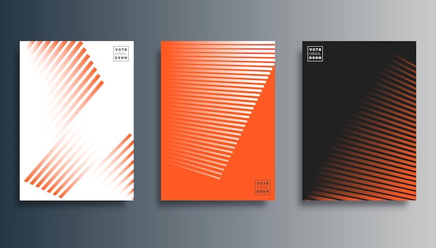 Diseño minimalista de línea de degradado para volante, póster, portada de folleto, fondo, papel tapiz, tipografía u otros productos de impresión. Ilustración vectorial.