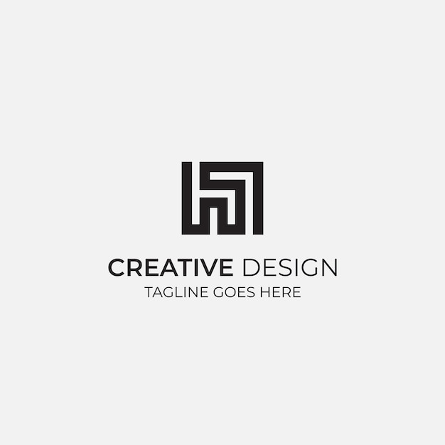 Diseño minimalista del logotipo de la caja