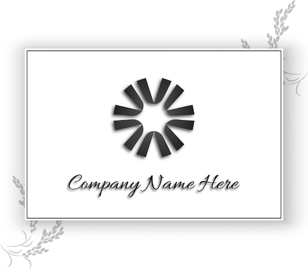 Diseño minimalista del logotipo de la empresa.