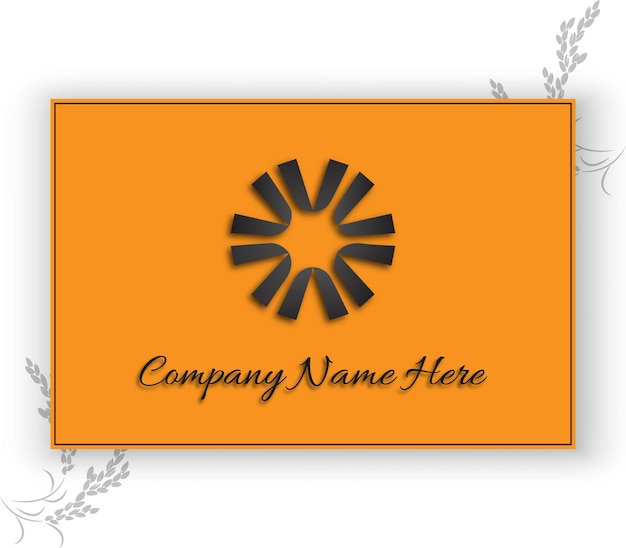 Diseño minimalista del logotipo de la empresa.