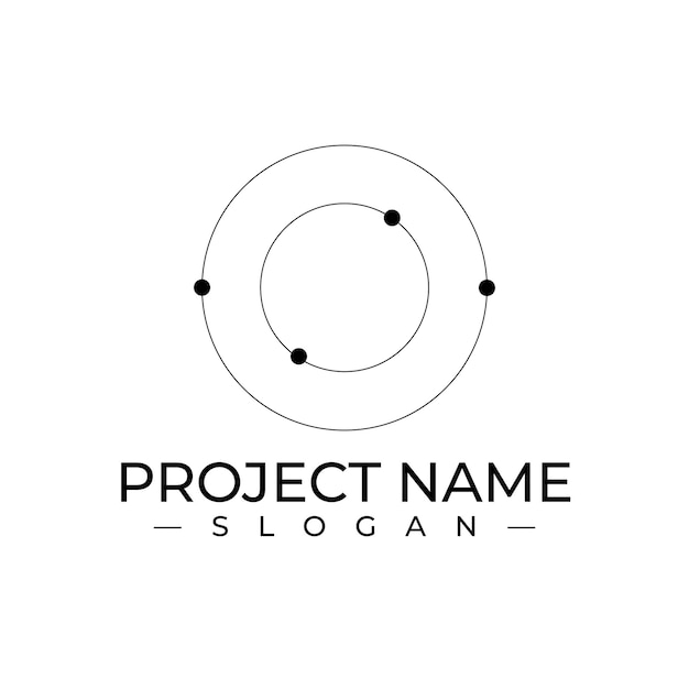 Diseño minimalista del logotipo O Ilustración vectorial EPS elegante para la marca moderna