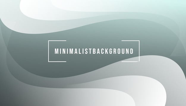 Diseño minimalista de onda de fondo nuevo
