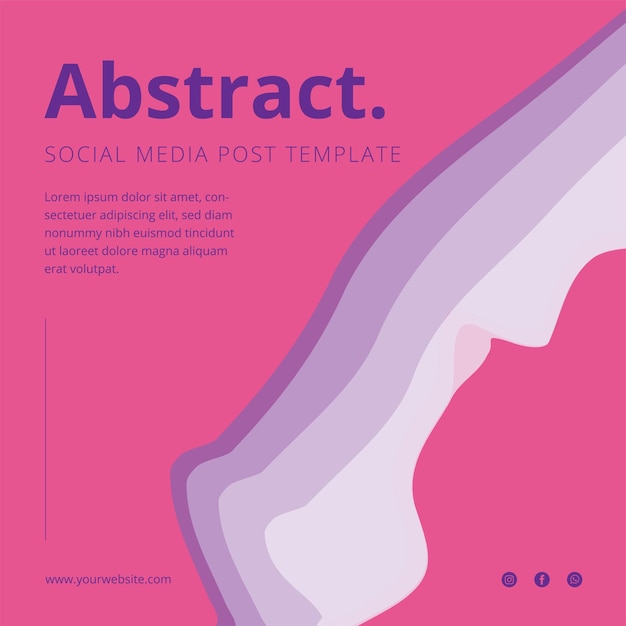 Diseño mínimo abstracto de las redes sociales