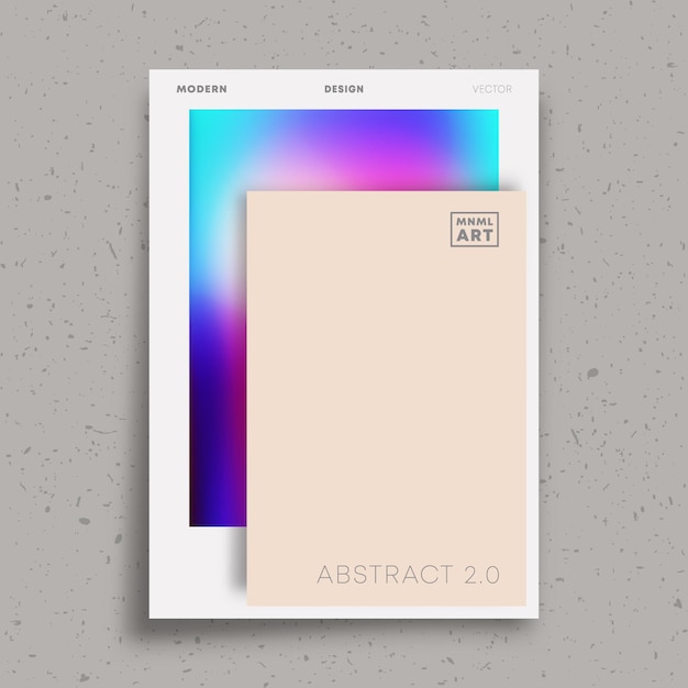 Diseño mínimo abstracto para volante, afiche, portada de folleto, plantilla de cartera, papel tapiz, tipografía u otros productos de impresión. ilustración vectorial