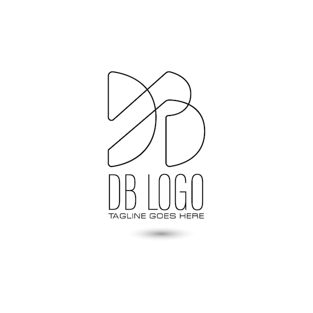 Vector diseño mínimo de db