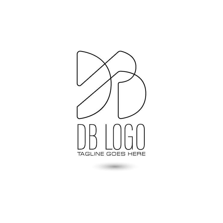 Vector diseño mínimo de db