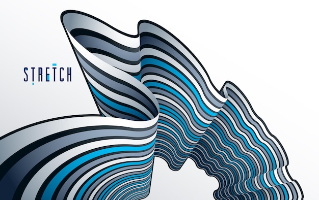 Diseño mínimo de líneas abstractas en el fondo abstracto del vector de perspectiva 3D, plantilla retro minimalista y moderna para carteles de portadas y pancartas.