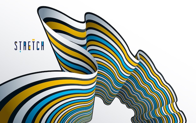Diseño mínimo de líneas abstractas en el fondo abstracto del vector de perspectiva 3D, plantilla retro minimalista y moderna para carteles de portadas y pancartas.