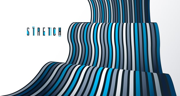 Diseño mínimo de líneas abstractas en el fondo abstracto del vector de perspectiva 3D, plantilla retro minimalista y moderna para carteles de portadas y pancartas.