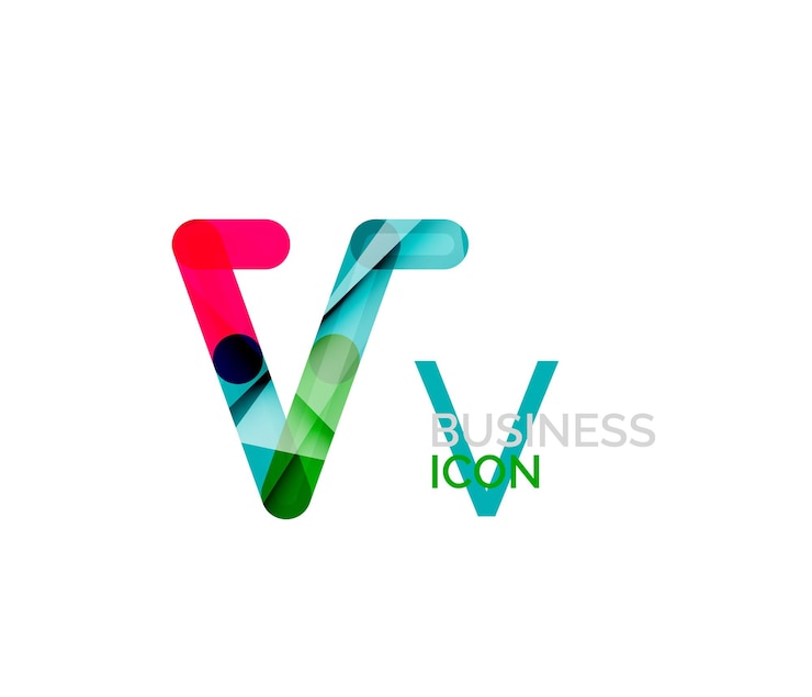 Vector diseño mínimo de logotipo de fuente o letra