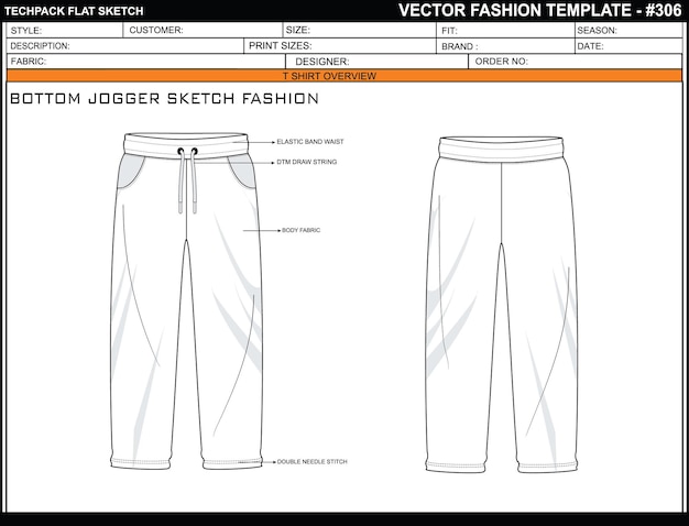 Diseño de moda para el corredor de fondo