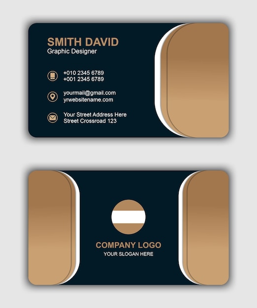 Vector diseño de modelos de tarjetas de visita