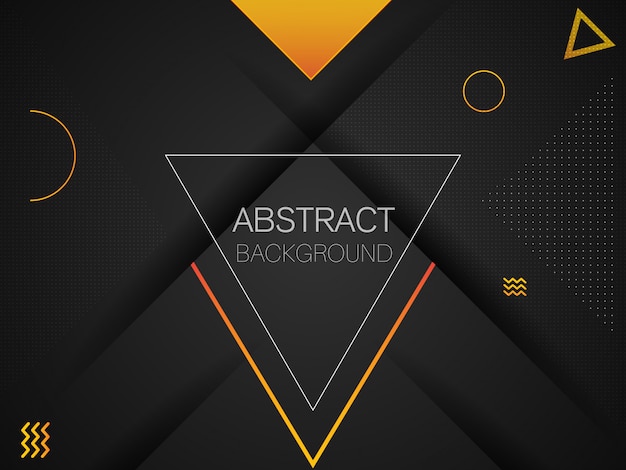 Diseño moderno abstracto con fondo degradado naranja brillante rebanada