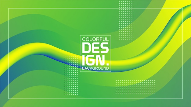 Diseño moderno abstracto forma de flujo 3d
