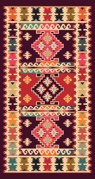 Diseño moderno de alfombras con elementos orientales