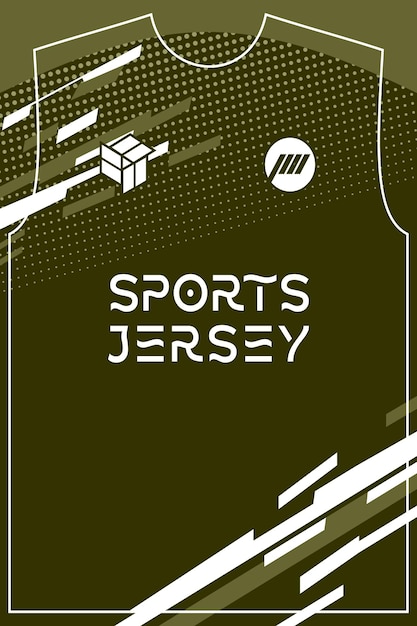 Diseño moderno de la camiseta deportiva