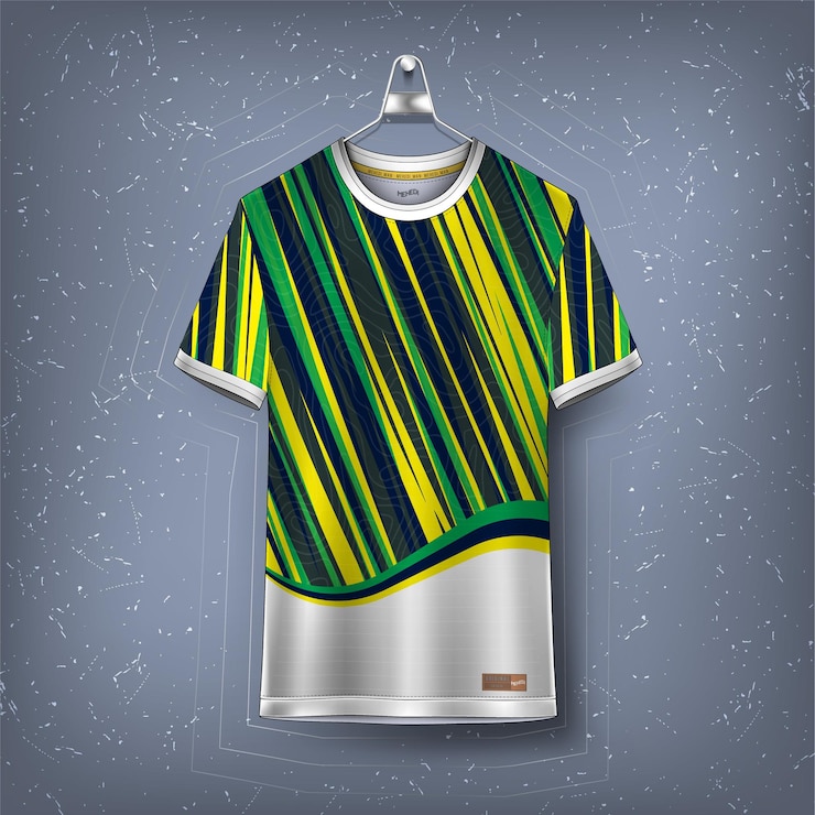 Diseño moderno de camisetas deportivas
