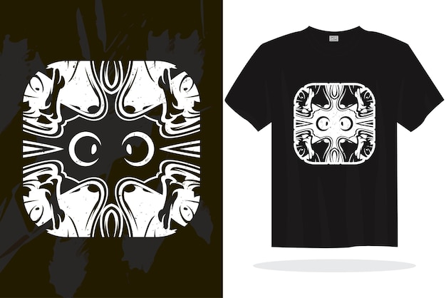 Diseño moderno de camisetas con gráficos vectoriales aleatorios