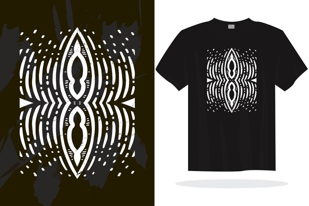 Diseño moderno de camisetas con gráficos vectoriales aleatorios