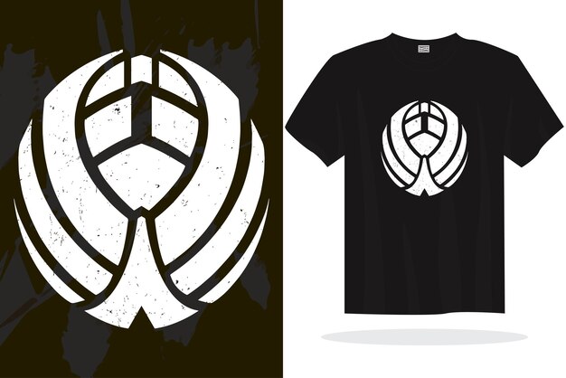 Diseño moderno de camisetas con gráficos vectoriales aleatorios