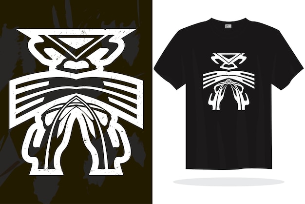Diseño moderno de camisetas con gráficos vectoriales aleatorios
