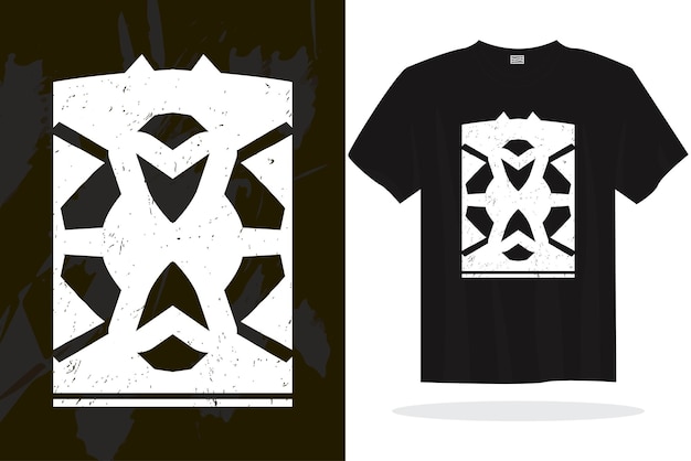 Diseño moderno de camisetas con gráficos vectoriales aleatorios