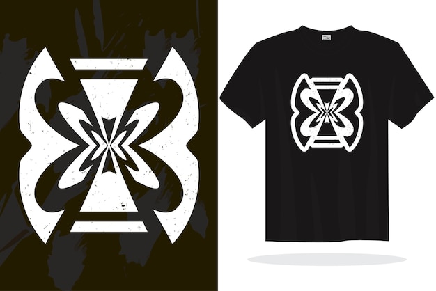 Diseño moderno de camisetas con gráficos vectoriales aleatorios