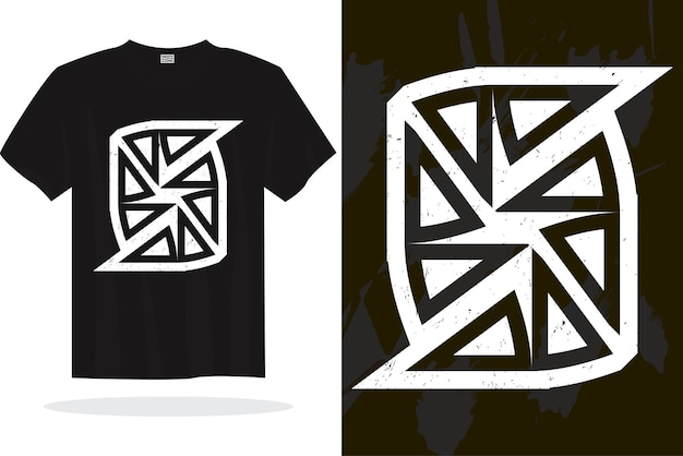 Diseño moderno de camisetas con gráficos vectoriales aleatorios