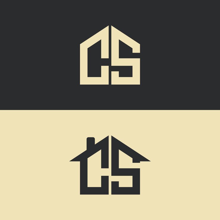 Vector diseño moderno de la casa de cartas y el logotipo del hogar