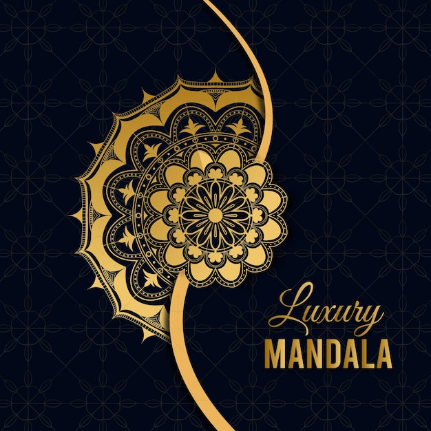 Diseño moderno y creativo de mandalas de lujo