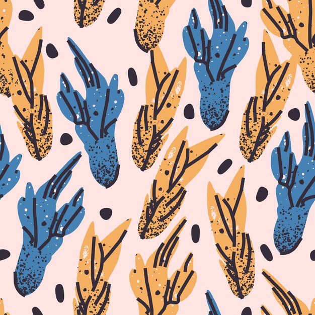 Diseño moderno y elegante sin costuras con flores de clavel Impresión de diseño de fondo vectorial