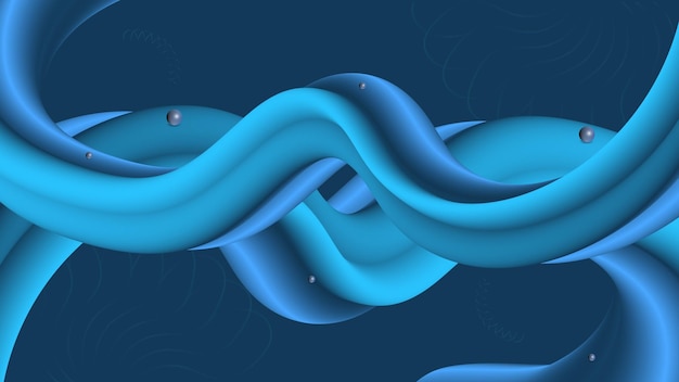 Diseño moderno de fondo fluido